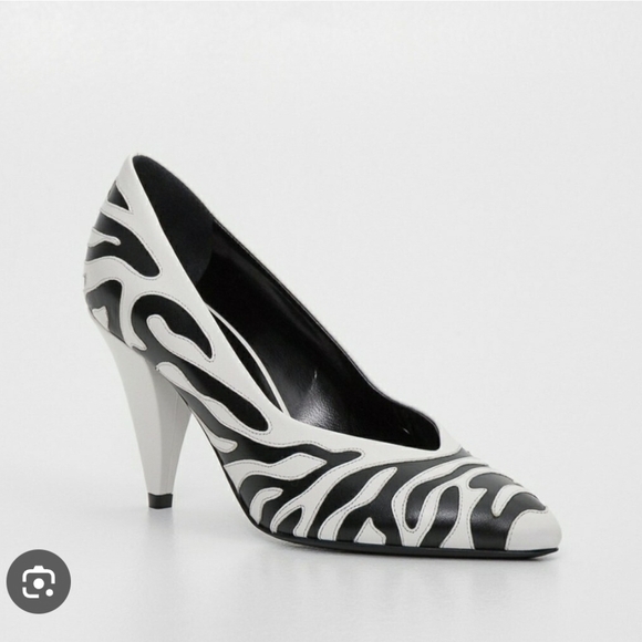 Celine Shoes - New Celine Zebra Pump Shoes Size.5.5 EU, 6 US, Authentic